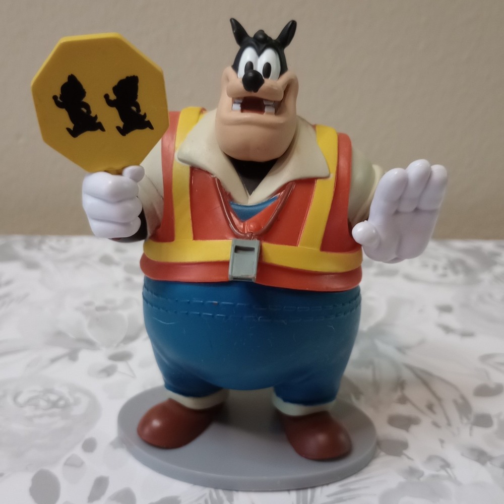 Disney Pete Crossing Guard Figure Mickey Mouse Clubhouse Collectible PVC Toy